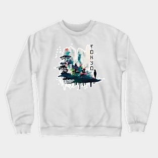 Modern Tokyo design Crewneck Sweatshirt